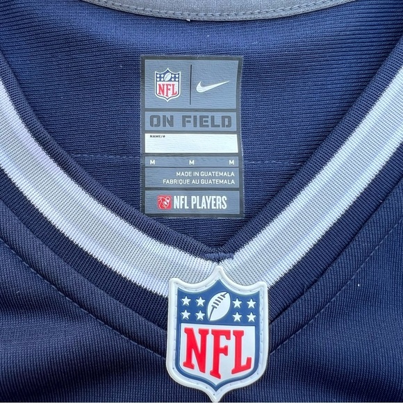 NFL Dallas Cowboys Tony Romo Blue Jersey Nike On Field Youth Medium - Picture 6 of 6